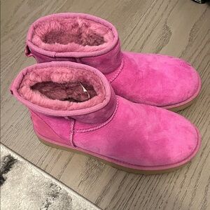 UGG Mangosteen Suede Booties 8